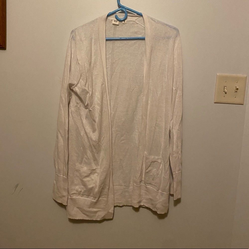 White GAP Cardigan